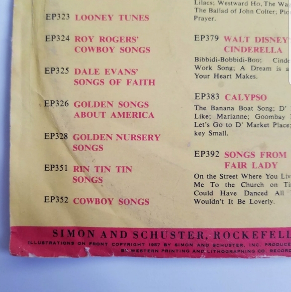 Christmas “O Little Town Of Bethlehem” Mitch Miller Golden Records 45 Record Q - Picture 4 of 6